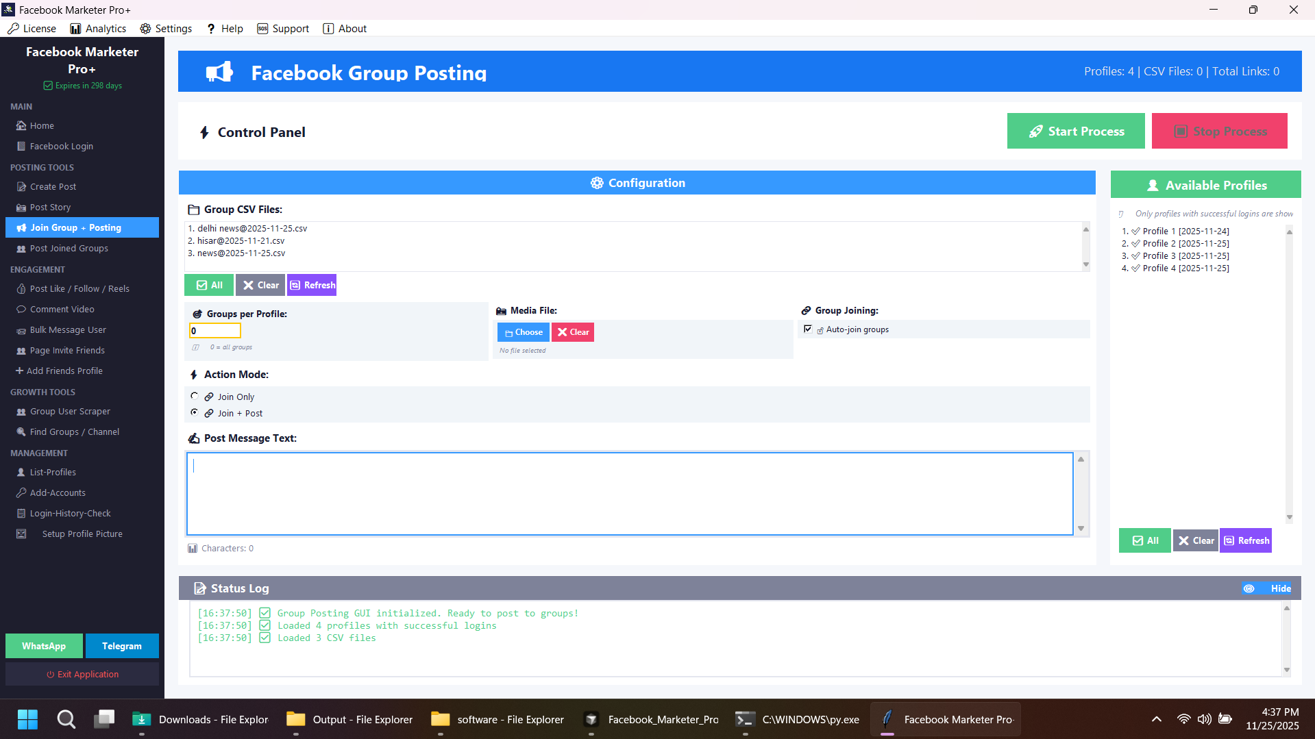 Advanced Facebook Marketing Software | Auto Poster, Comment Bot, Scraper lifetime software
